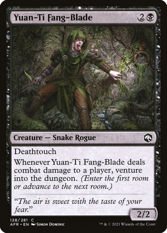 Yuan-Ti Fang-Blade card front