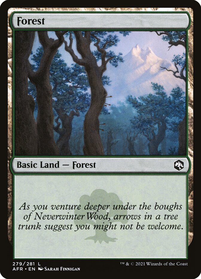 Forest card front