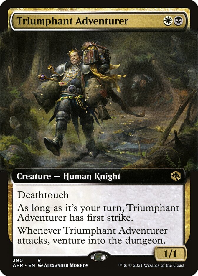Triumphant Adventurer card front