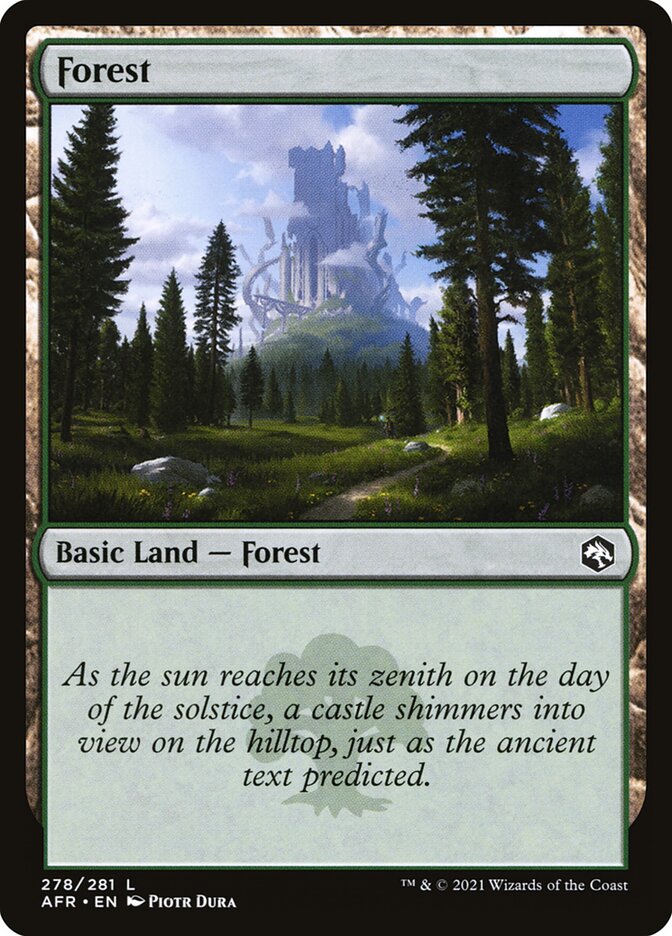 Forest card front