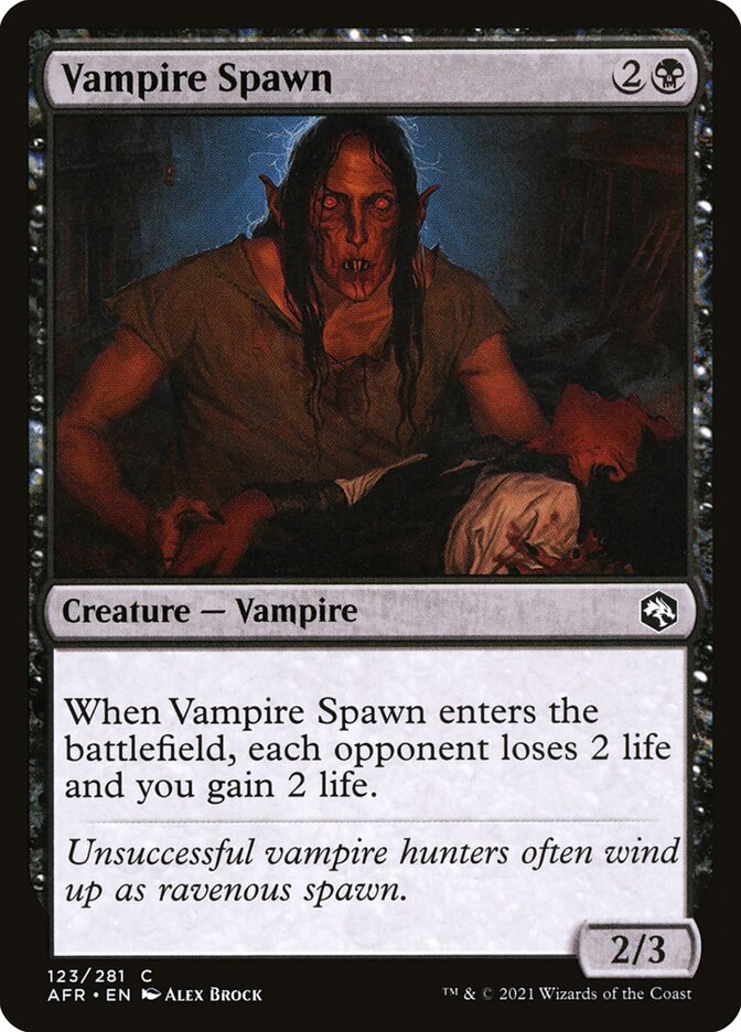Vampire Spawn card front