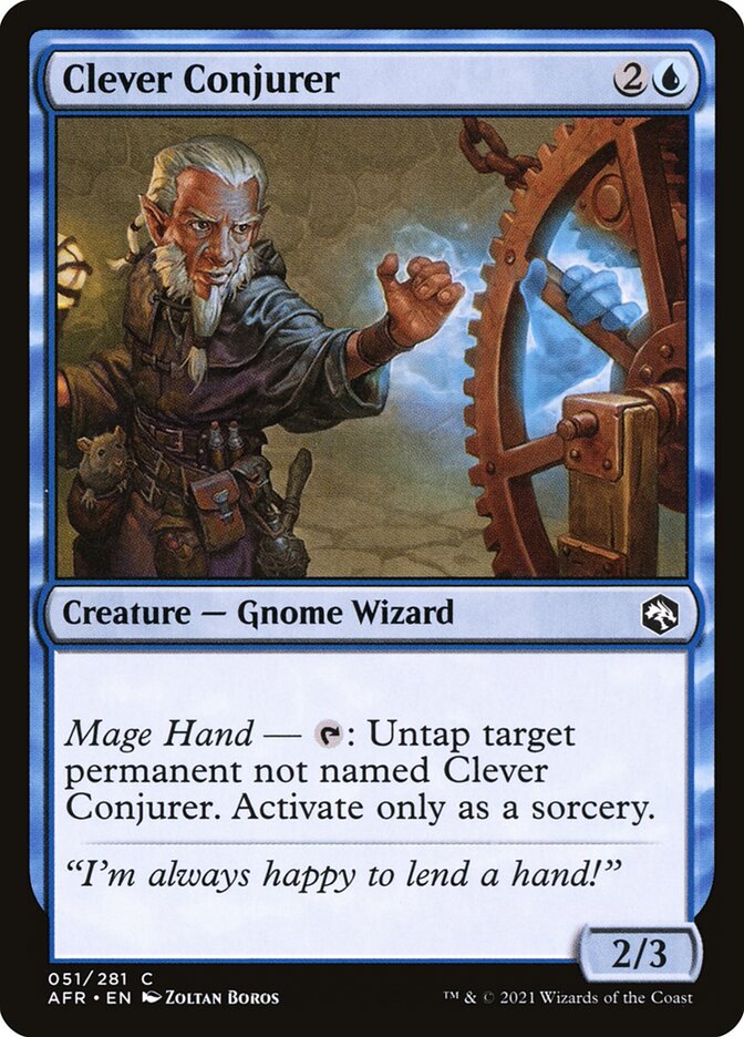 Clever Conjurer card front