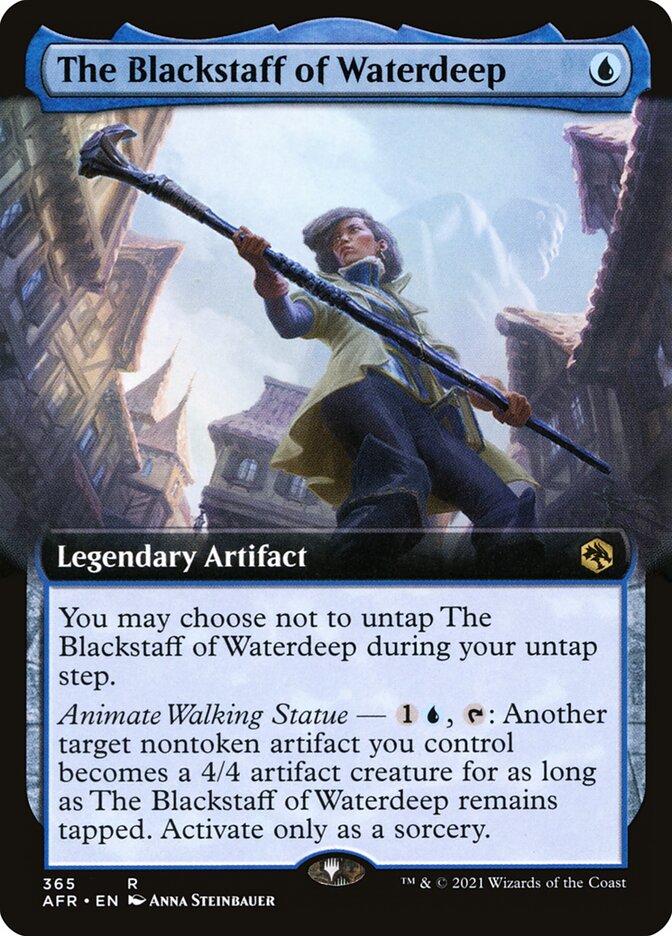 The Blackstaff of Waterdeep card front