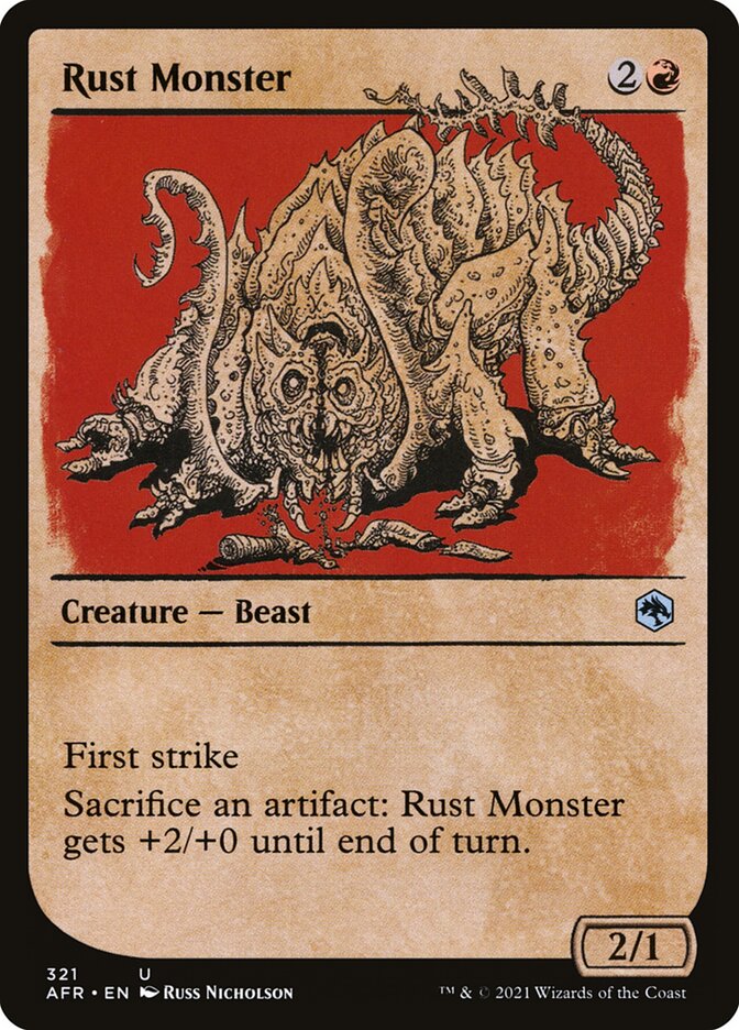 Rust Monster card front