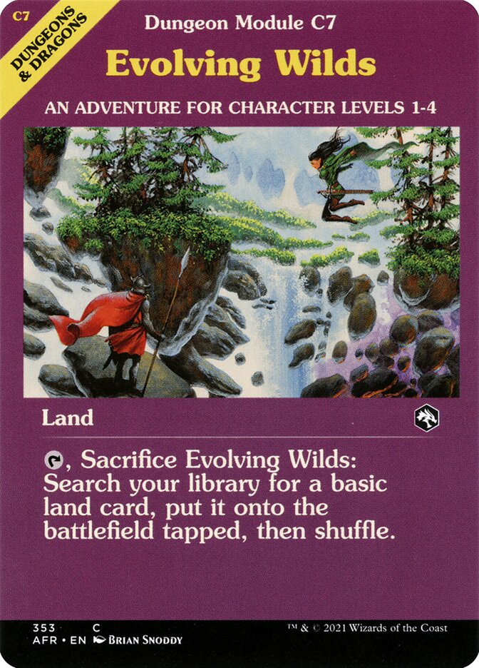 Evolving Wilds card front