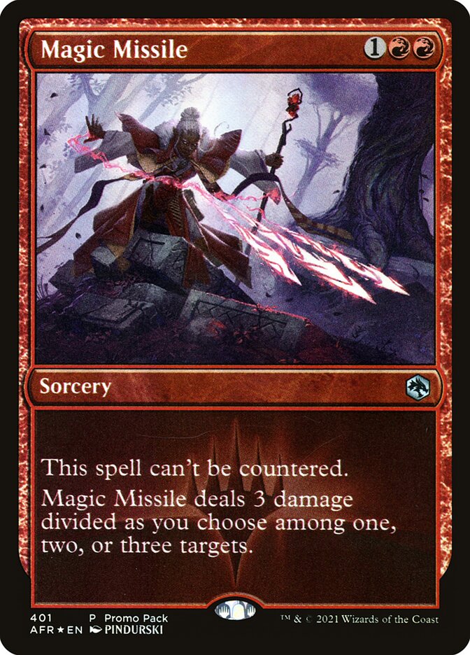 Magic Missile card front