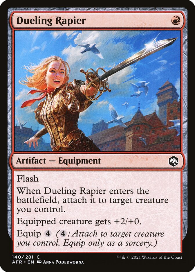 Dueling Rapier card front