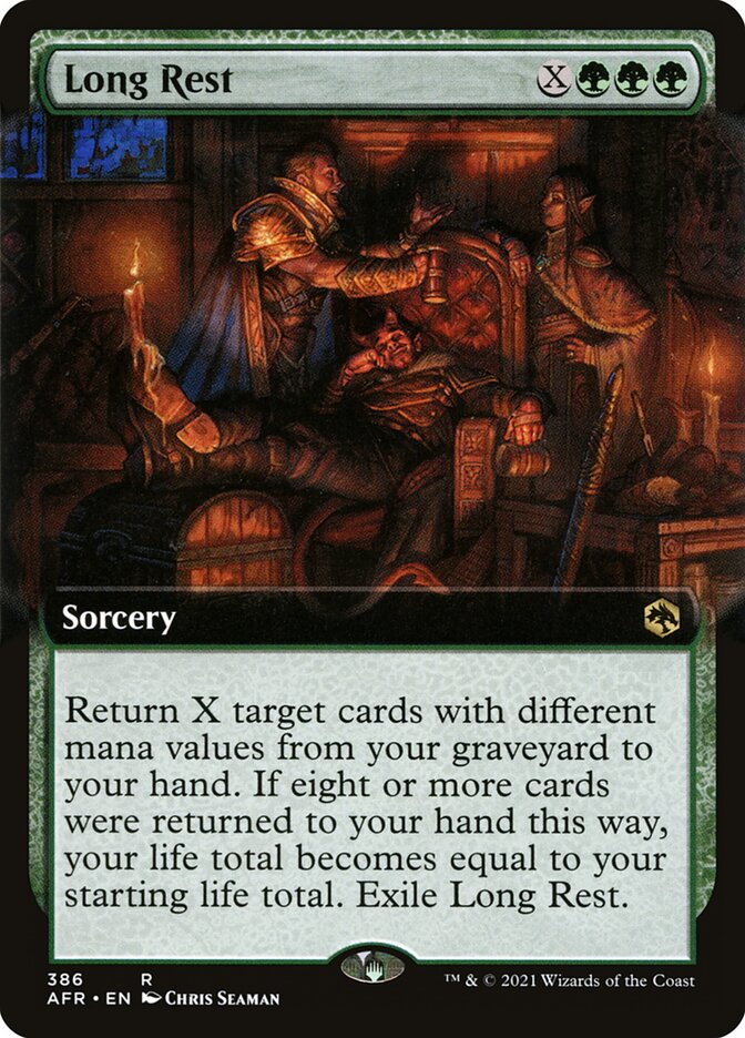 Long Rest card front