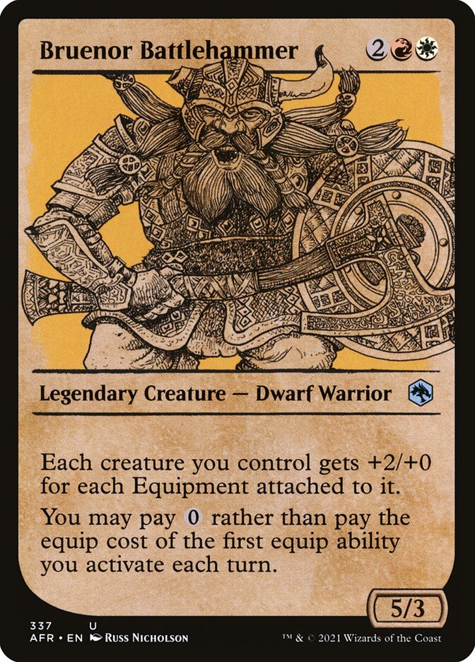 Bruenor Battlehammer card front