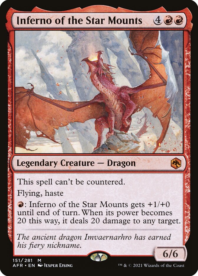 Inferno of the Star Mounts card front
