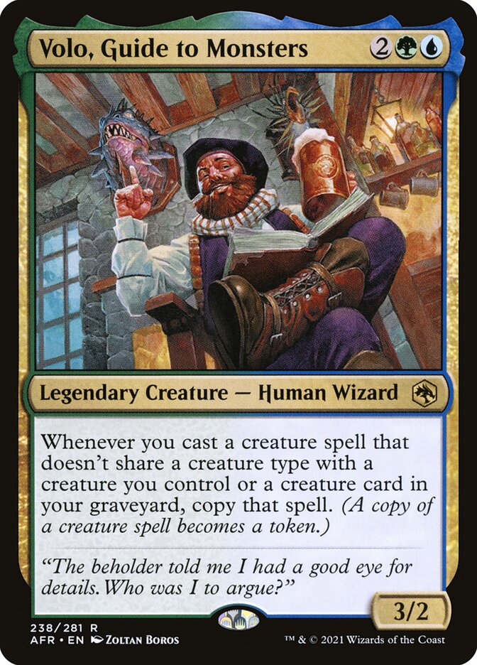 Volo, Guide to Monsters card front