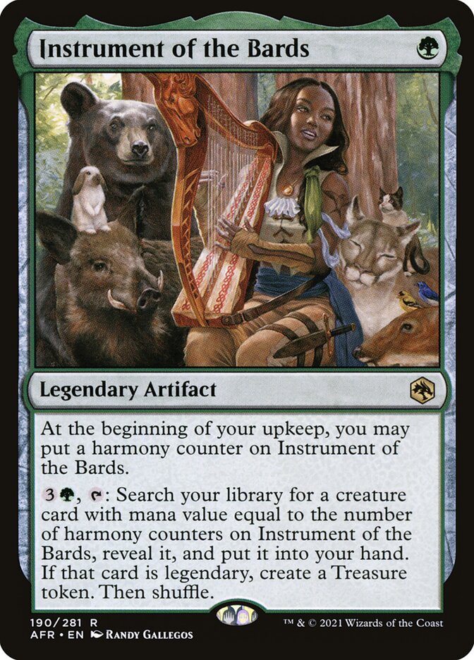 Instrument of the Bards card front