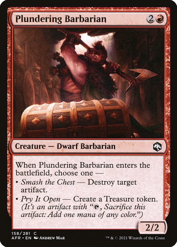 Plundering Barbarian card front