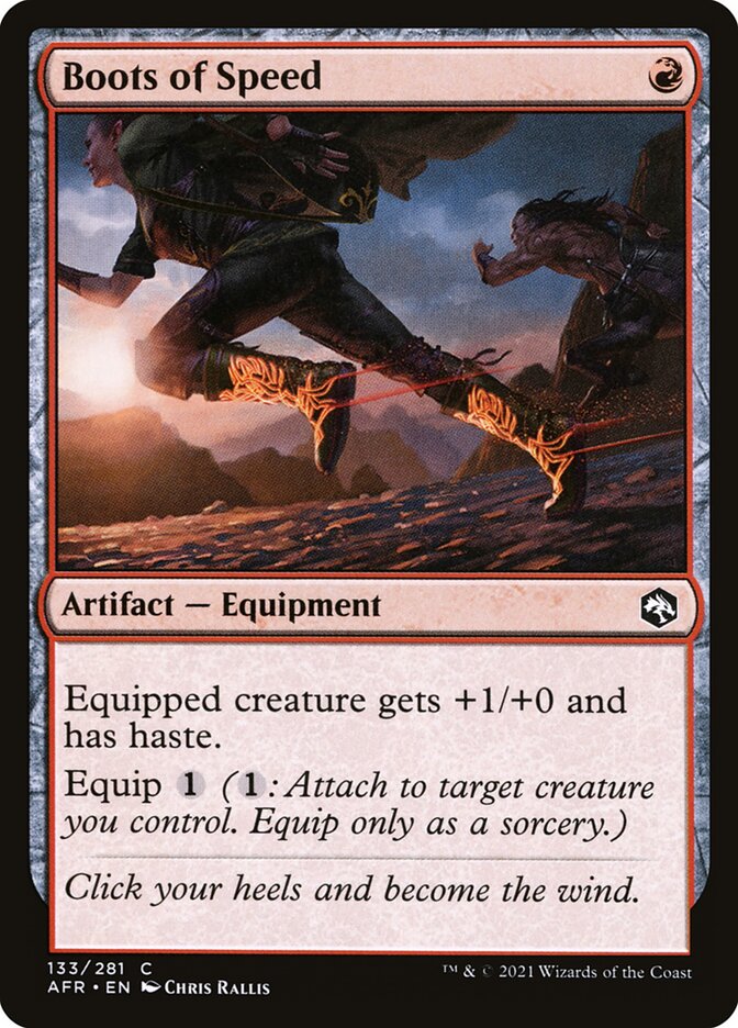 Boots of Speed card front