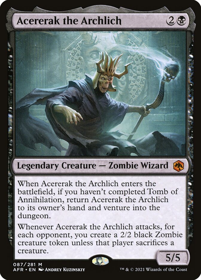 Acererak the Archlich card front