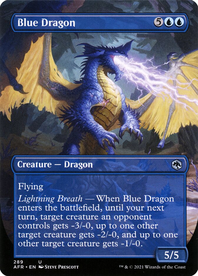 Blue Dragon card front