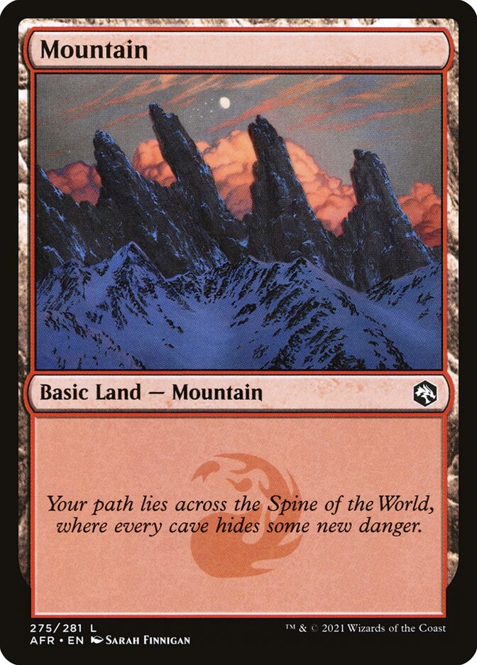 Mountain card front