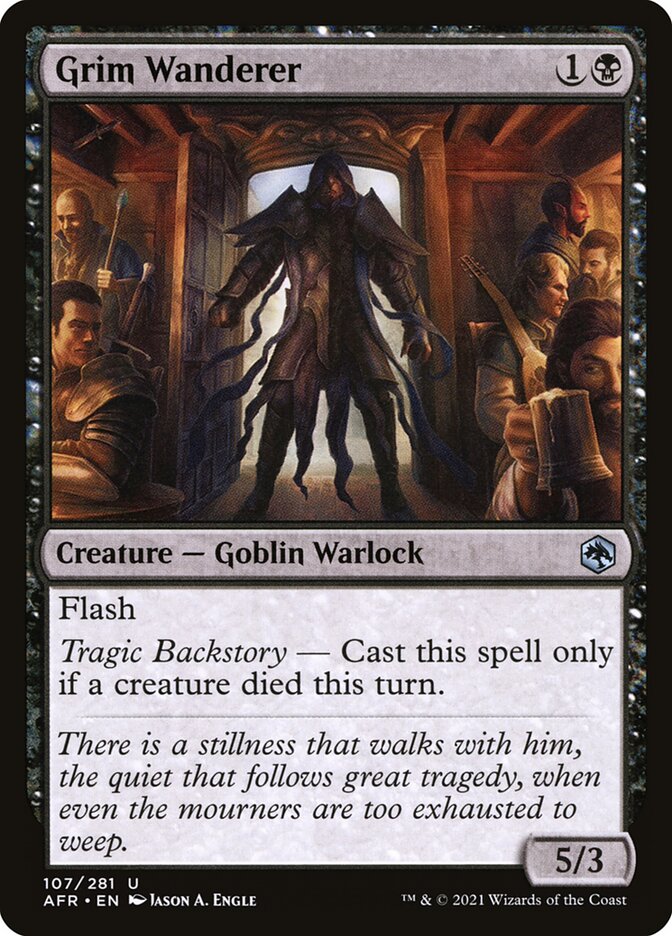 Grim Wanderer card front