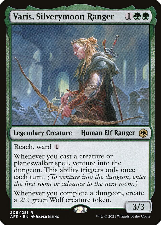 Varis, Silverymoon Ranger card front