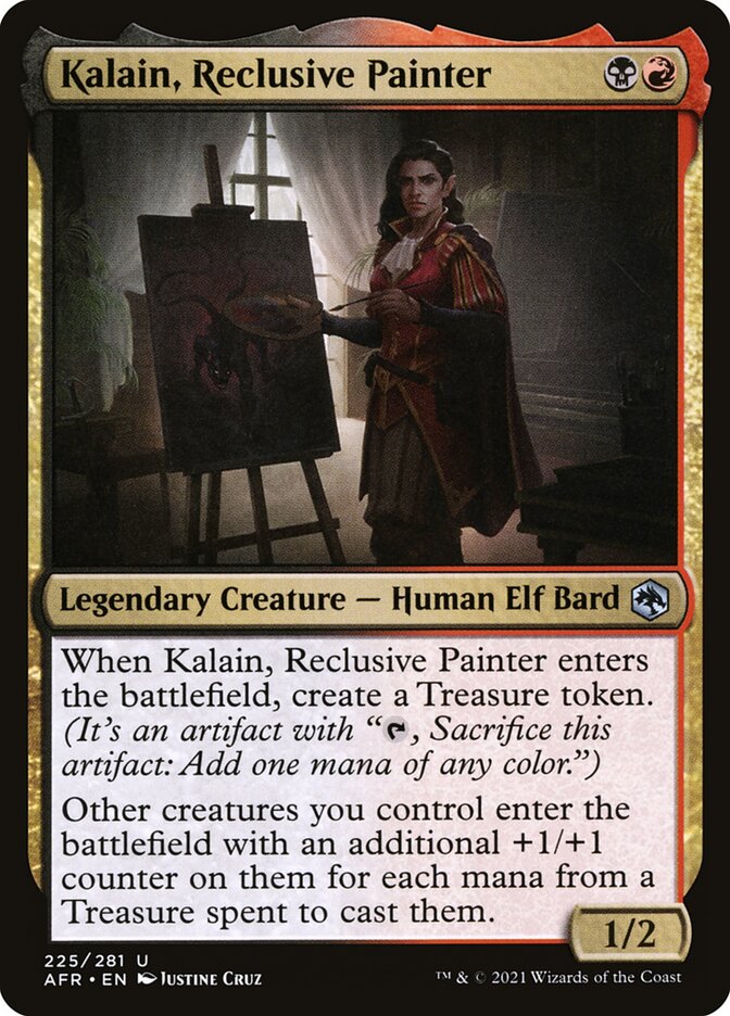 Kalain, Reclusive Painter card front