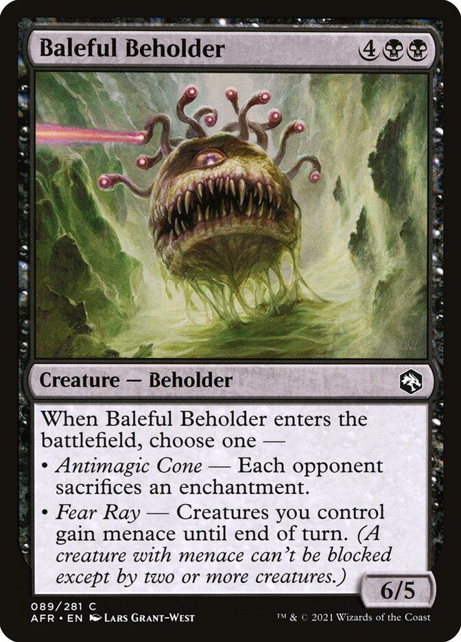 Baleful Beholder card front