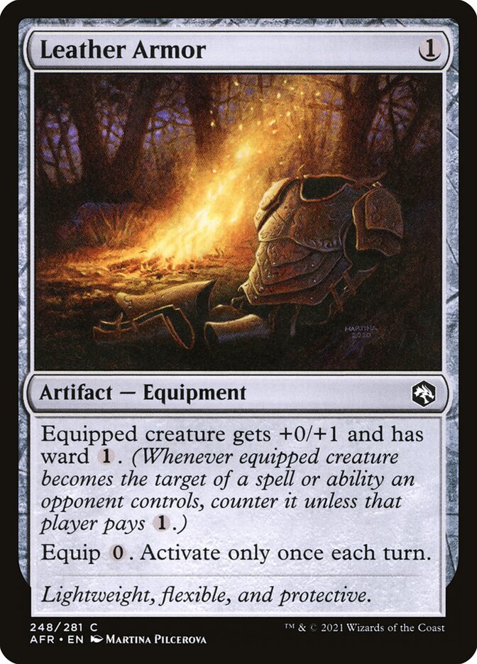 Leather Armor card front