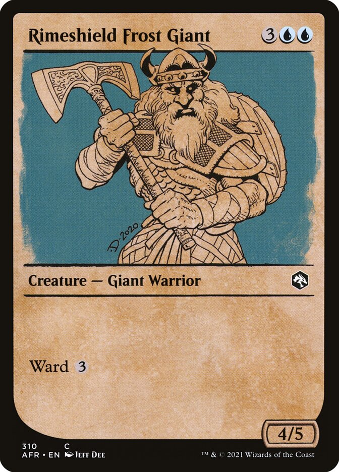 Rimeshield Frost Giant card front
