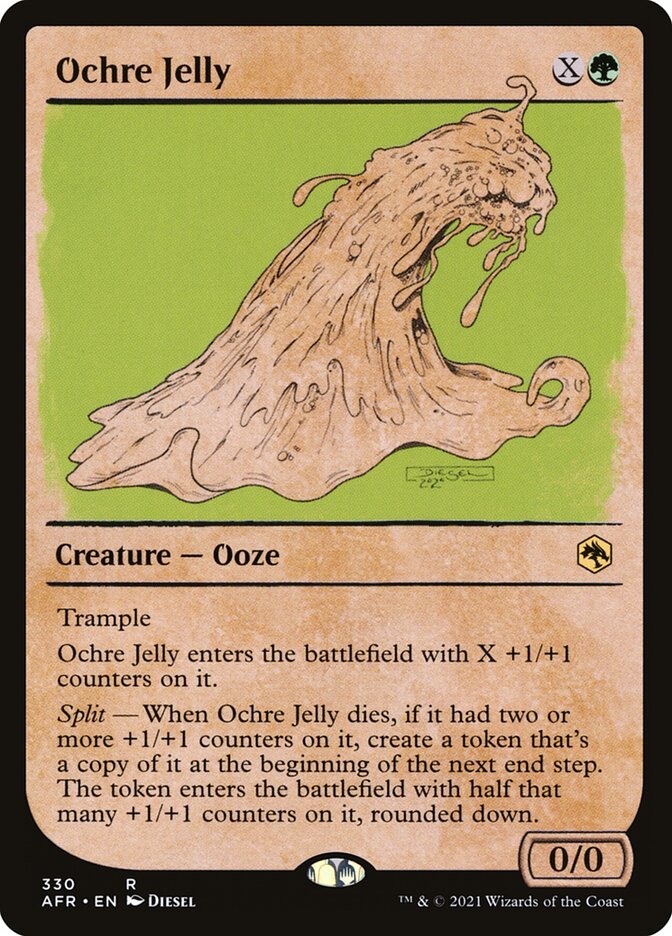 Ochre Jelly card front