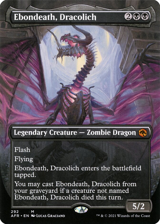 Ebondeath, Dracolich card front