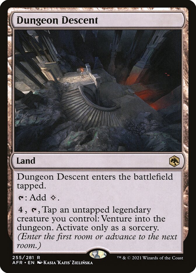 Dungeon Descent card front
