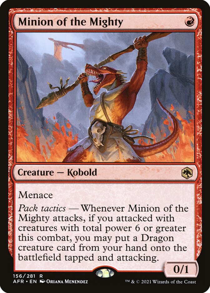 Minion of the Mighty card front