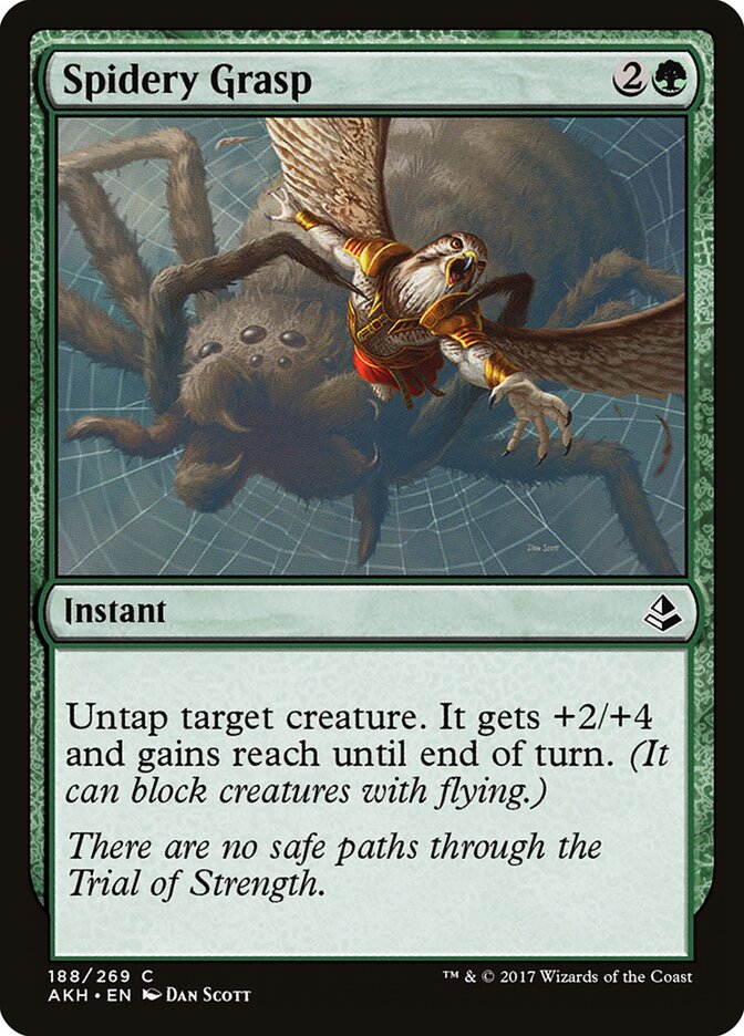 Spidery Grasp card front