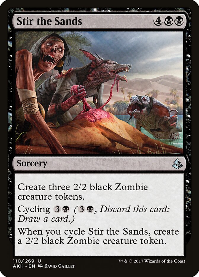 Stir the Sands card front