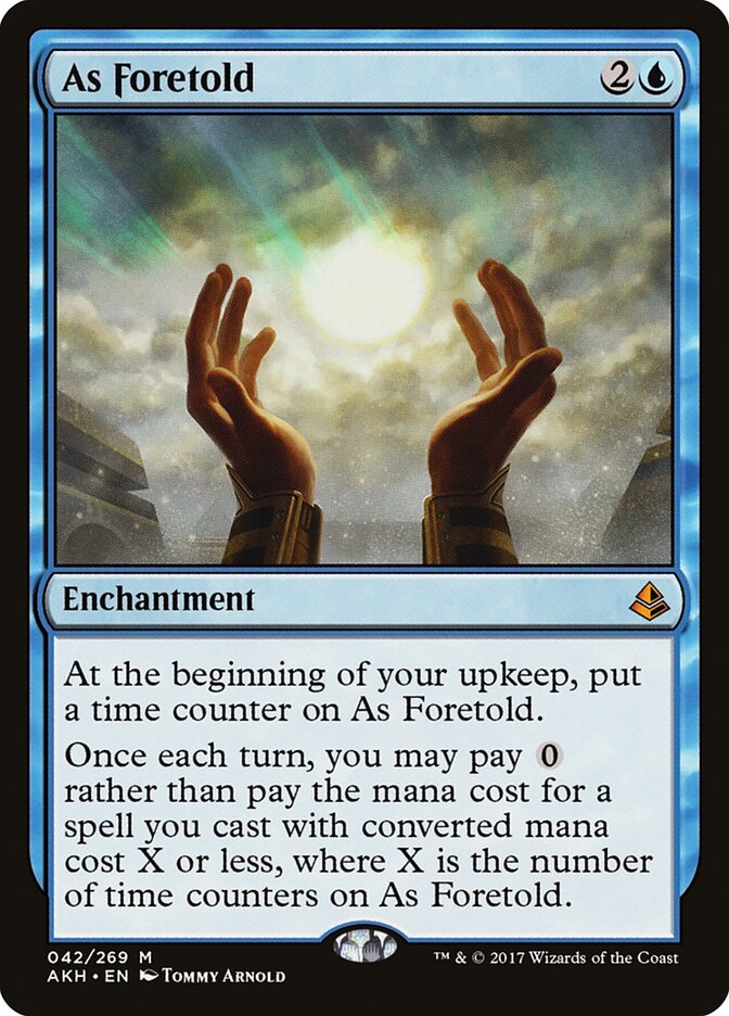 As Foretold card front