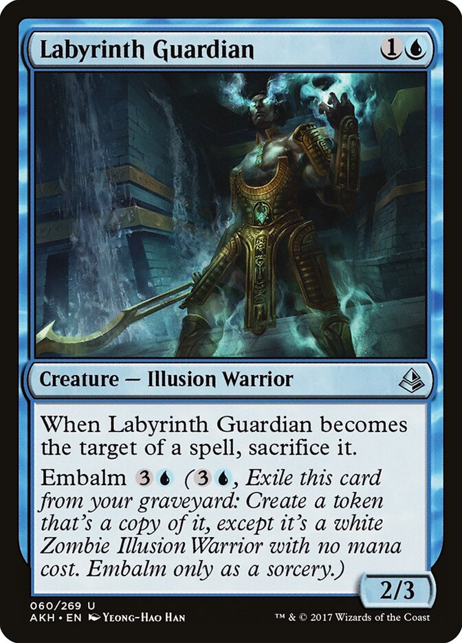 Labyrinth Guardian card front