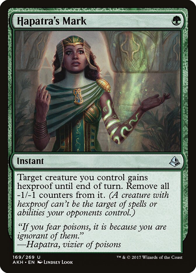 Hapatra's Mark card front