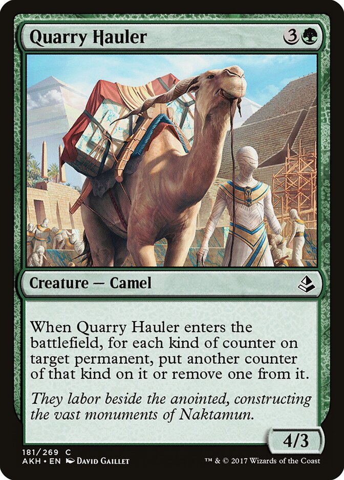 Quarry Hauler card front