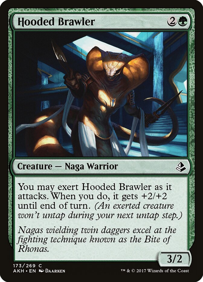 Hooded Brawler card front