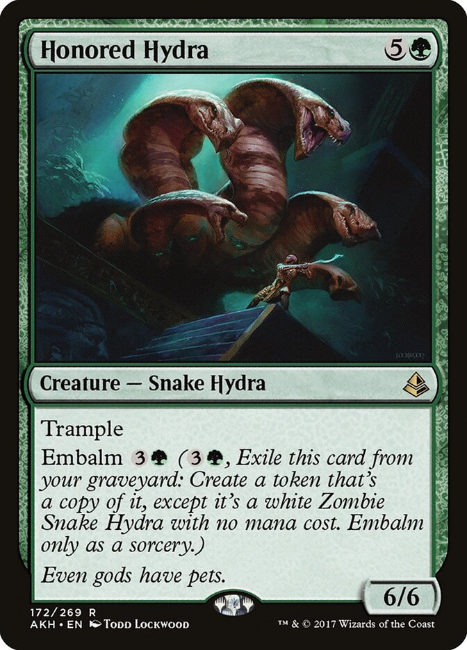 Honored Hydra card front