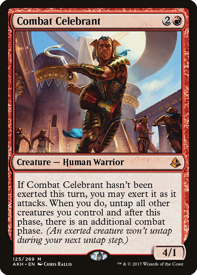 Combat Celebrant card front