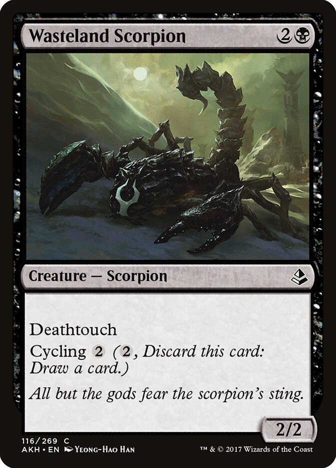 Wasteland Scorpion card front