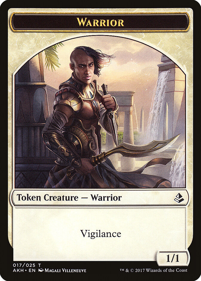 Warrior card front