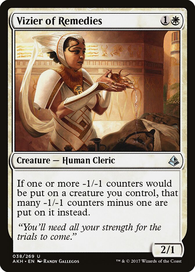 Vizier of Remedies card front