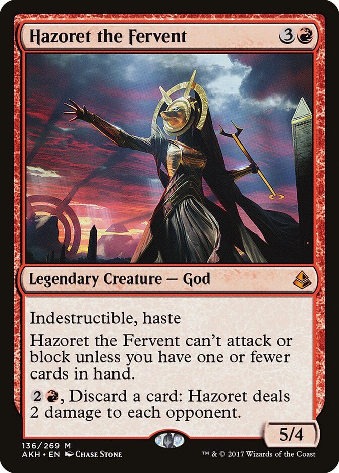 Hazoret the Fervent card front