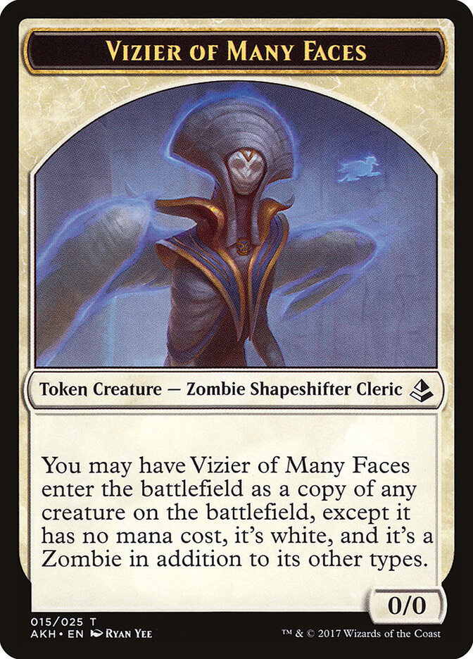 Vizier of Many Faces card front