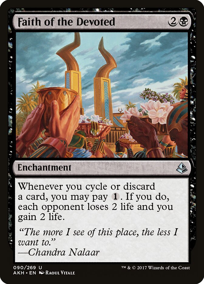 Faith of the Devoted card front