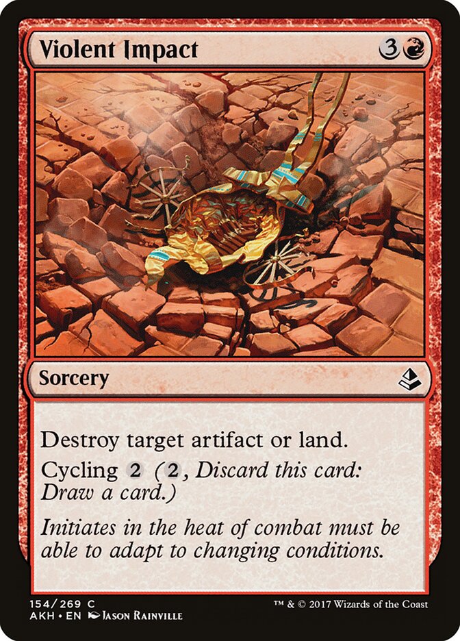 Violent Impact card front