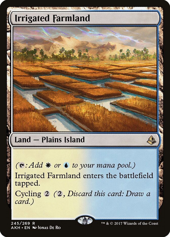 Irrigated Farmland card front