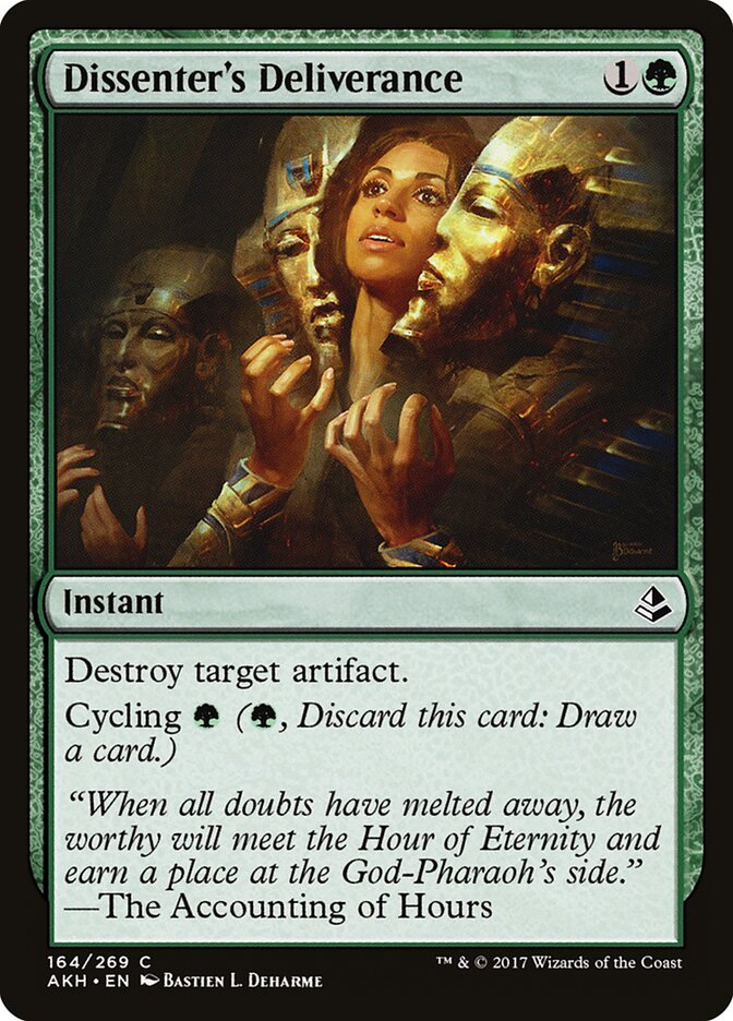 Dissenter's Deliverance card front