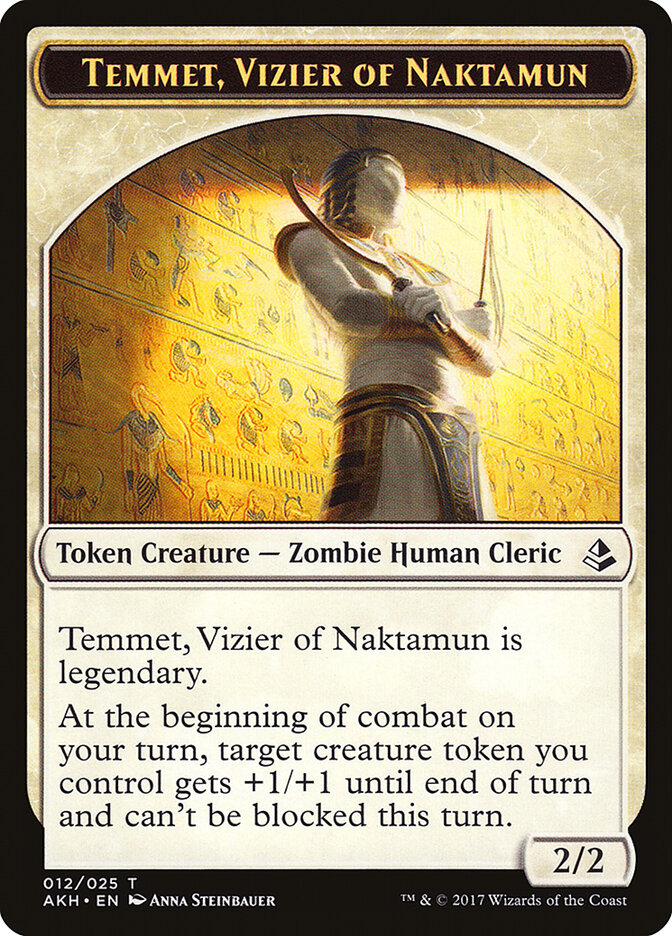 Temmet, Vizier of Naktamun card front